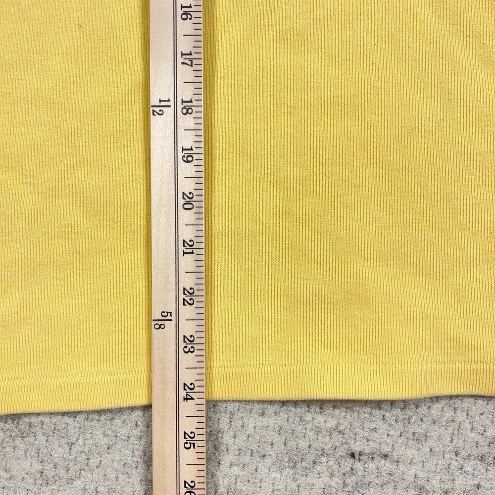Polo Ralph Lauren Sweater Men XXL 2XL Yellow ‎ Pullover Quarter Zip Sweatshirt